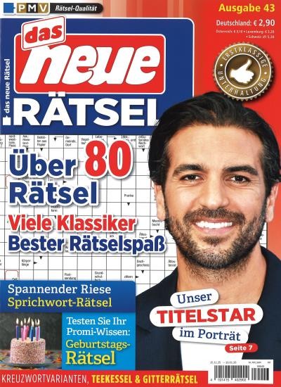 DAS NEUE RÄTSEL 43/2025