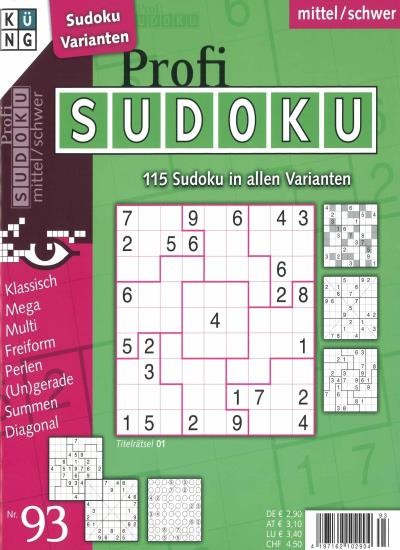 PROFI SUDOKU 93/2020