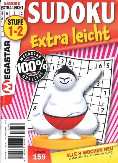 SUDOKU EXTRA LEICHT 159/2026
