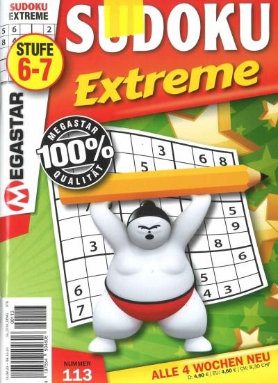 SUDOKU EXTREME 113/2020