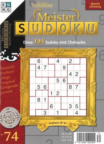 MEISTER SUDOKU 74/2020