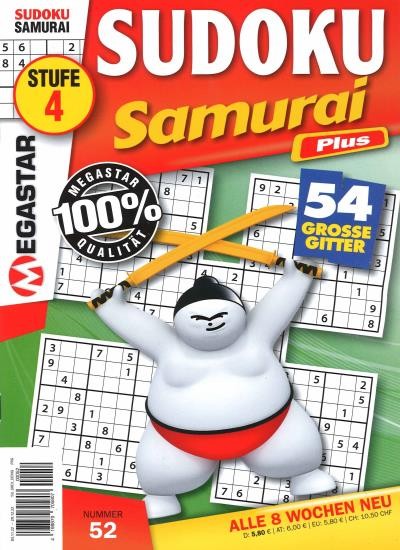 SUDOKU SAMURAI PLUS 52/2022