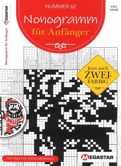 NONOGRAMM FÜR ANFÄNGER 62/2020