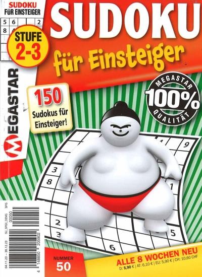 150 SUDOKU FÜR EINSTEIGER 50/2023