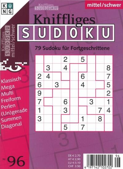 KNIFFLIGES SUDOKU 96/2020