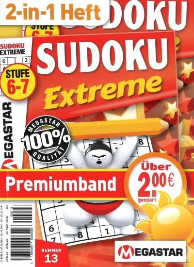 SUDOKU EXTREME PREMIUMBAND 13/2026