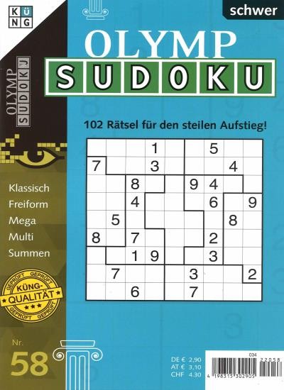 OLYMP SUDOKU 58/2022