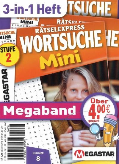 WORTSUCHE MINI MEGABAND 3 IN 1 8/2026