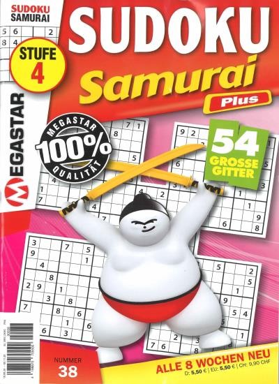 SUDOKU SAMURAI PLUS 38/2020