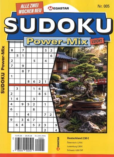SUDOKU POWER MIX LEICHT 5/2026