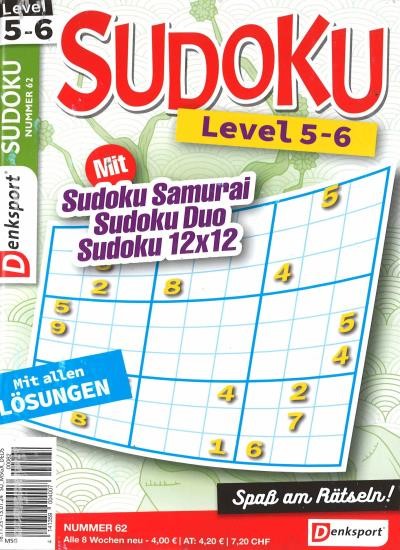 SUDOKU LEVEL 5-6 62/2023