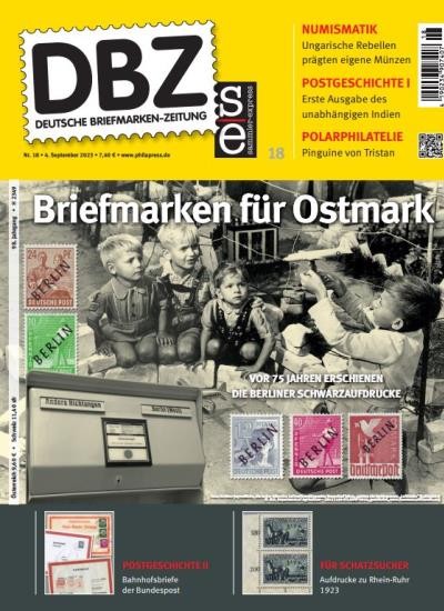 DBZ DEUTSCHE BRIEFMARKEN-ZEITUNG 18/2023