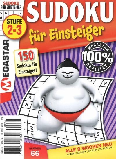 150 SUDOKU FÜR EINSTEIGER 66/2026