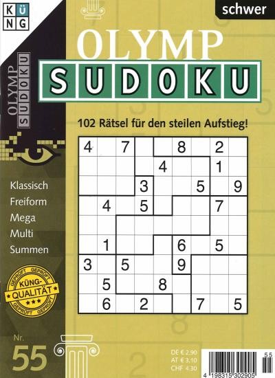 OLYMP SUDOKU 55/2021