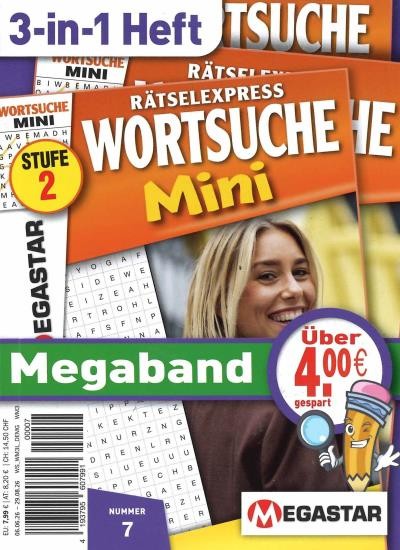 WORTSUCHE MINI MEGABAND 3 IN 1 7/2026