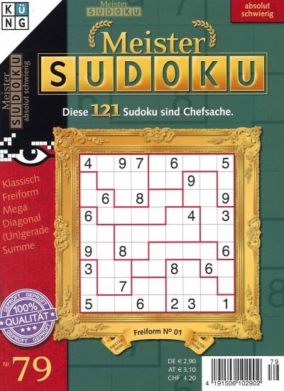 MEISTER SUDOKU 79/2021