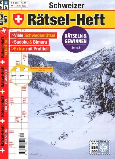 SCHWEIZER RÄTSEL-HEFT 1/2022