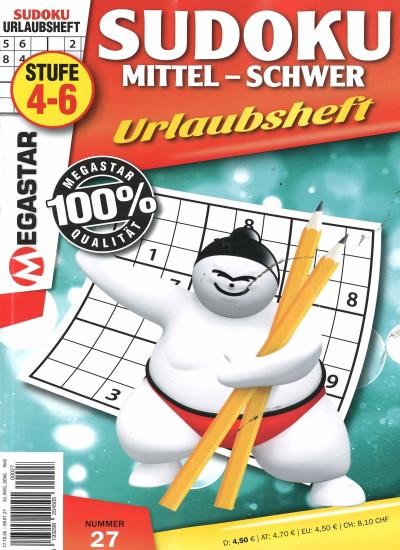 MEGASTAR SUDOKU MITTEL-SCHWER 27/2026