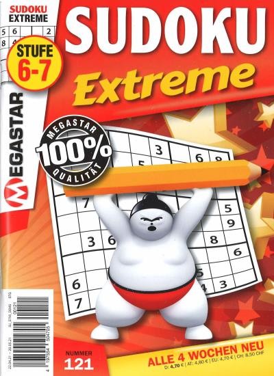 SUDOKU EXTREME 121/2021