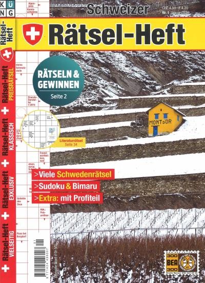 SCHWEIZER RÄTSEL-HEFT 1/2020