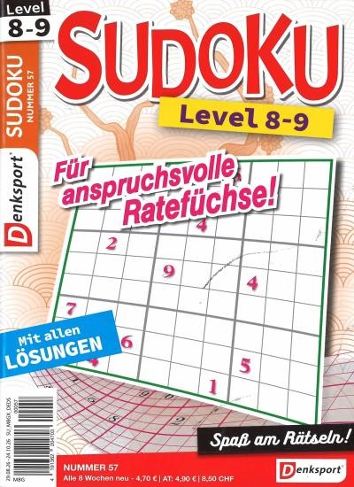 SUDOKU LEVEL 8-9 57/2026