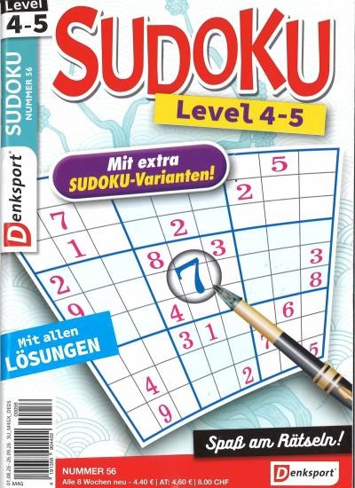 SUDOKU LEVEL 4-5 56/2026