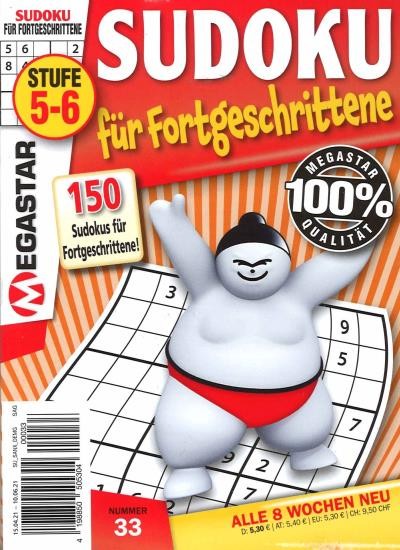 150 SUDOKU FÜR FORTGESCHRITTENE 33/2021