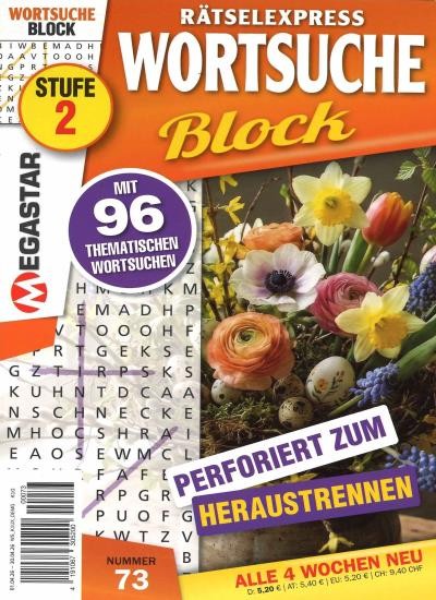 WORTSUCHE BLOCK 73/2026