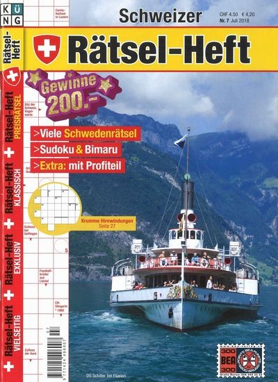 SCHWEIZER RÄTSEL-HEFT 7/2018