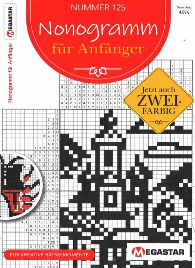 NONOGRAMM FÜR ANFÄNGER 125/2025
