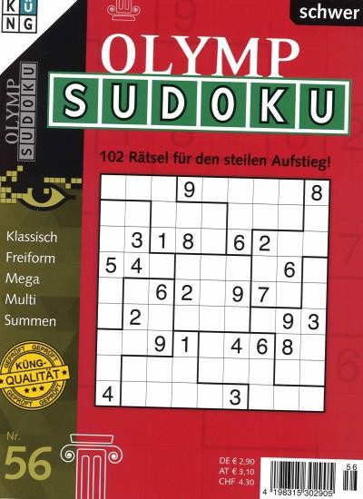 OLYMP SUDOKU 56/2021