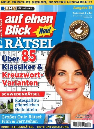 AUF EINEN BLICK RÄTSEL 36/2025