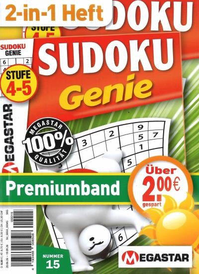 SUDOKU GENIE PREMIUMBAND 15/2026