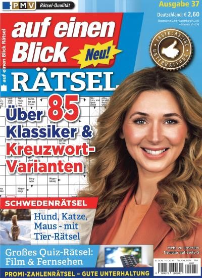AUF EINEN BLICK RÄTSEL 37/2025