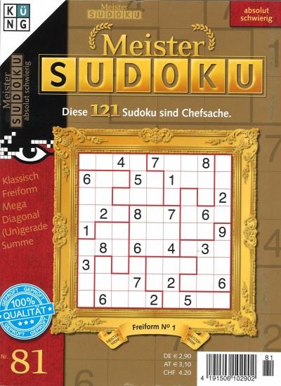 MEISTER SUDOKU 81/2021