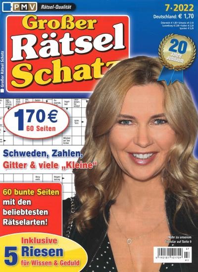 GROSSER RÄTSEL SCHATZ 7/2022