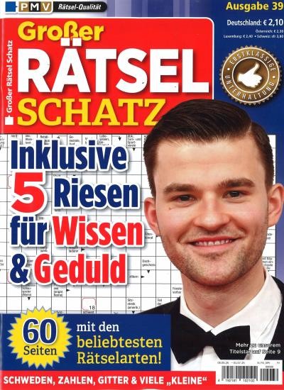 GROSSER RÄTSEL SCHATZ 39/2025