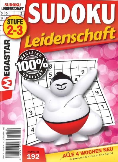 SUDOKU LEIDENSCHAFT 192/2026
