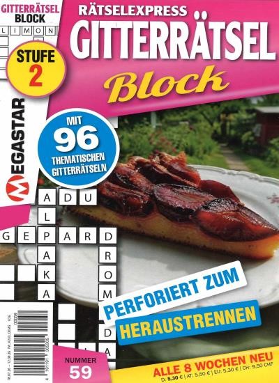 RÄTSELEXPRESS GITTERRÄTSEL BLOCK 59/2026