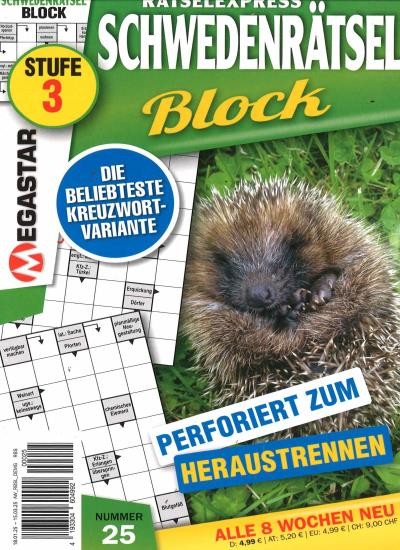 SCHWEDENRÄTSEL BLOCK Abo