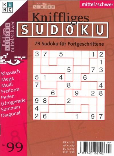 KNIFFLIGES SUDOKU 99/2021