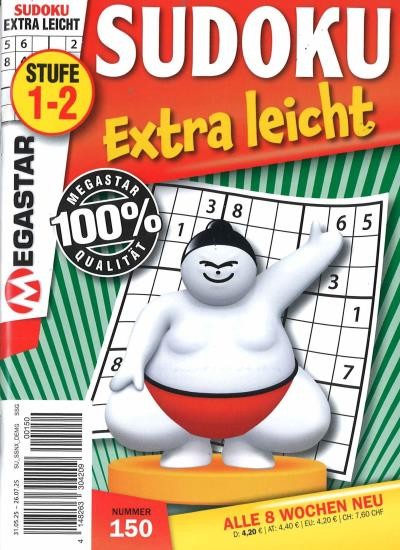 SUDOKU EXTRA LEICHT 150/2025
