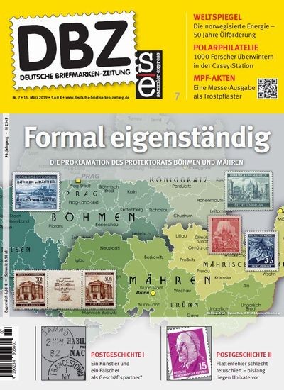 DBZ DEUTSCHE BRIEFMARKEN-ZEITUNG 7/2019