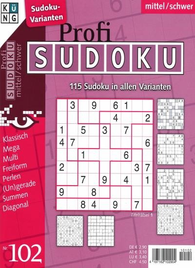 PROFI SUDOKU 102/2021