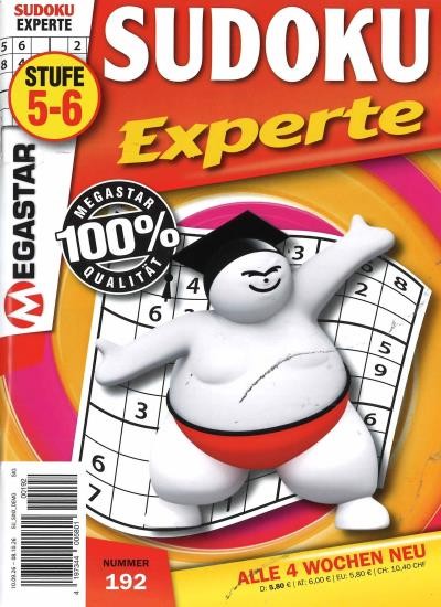 SUDOKU EXPERTE 192/2026