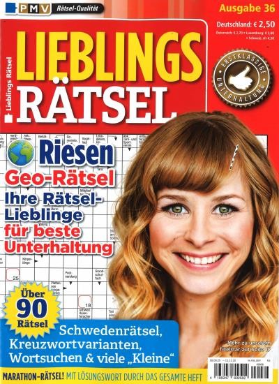 LIEBLINGS RÄTSEL 36/2025