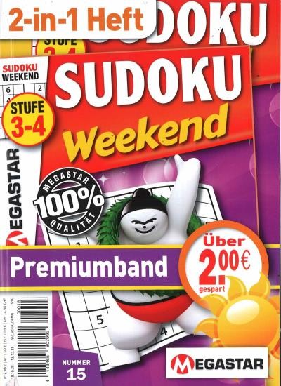 SUDOKU WEEKEND PREMIUMBAND 15/2025