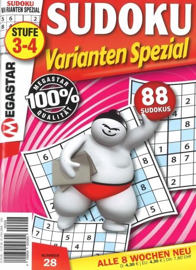 SUDOKU VARIANTEN SPEZIAL 28/2020