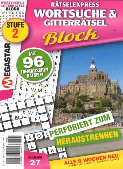 WORTSUCHE & GITTERRÄTSEL BLOCK 27/2025