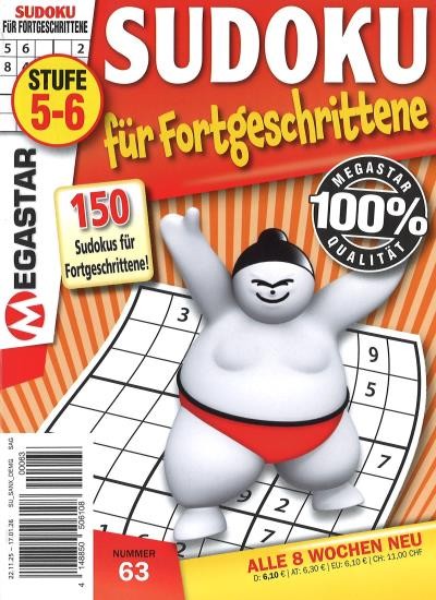 150 SUDOKU FÜR FORTGESCHRITTENE Abo